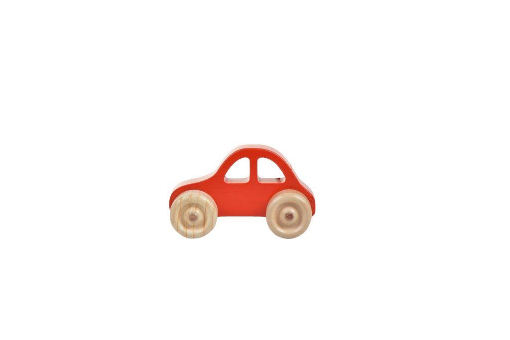 HANAH HOME Drvena igračka Automobil Crvena, Crvena