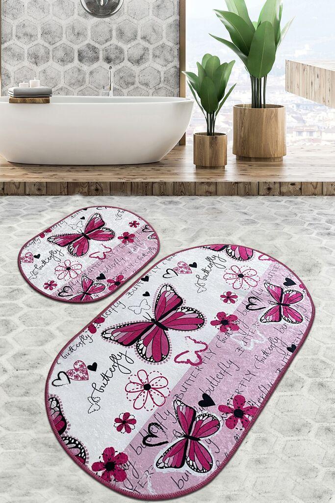 L'essentiel Maison Set 2 prostirke za kupatilo Šareni