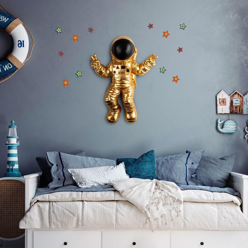 Wallity Zidna dekoracija Cosmonaut 5, 35x47x10 cm, Bakar