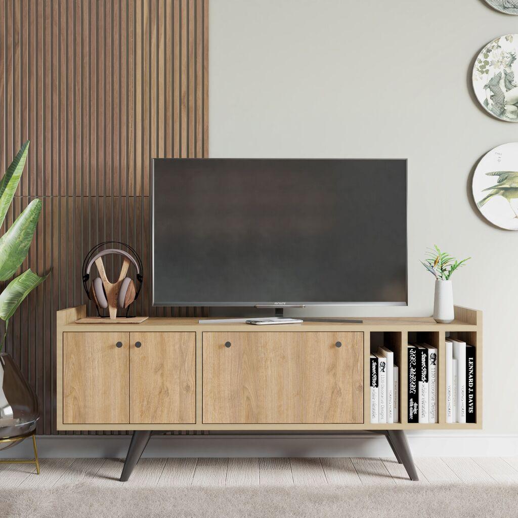 Hanah Home TV Komoda Brukge, 150x56x40 cm, Hrast