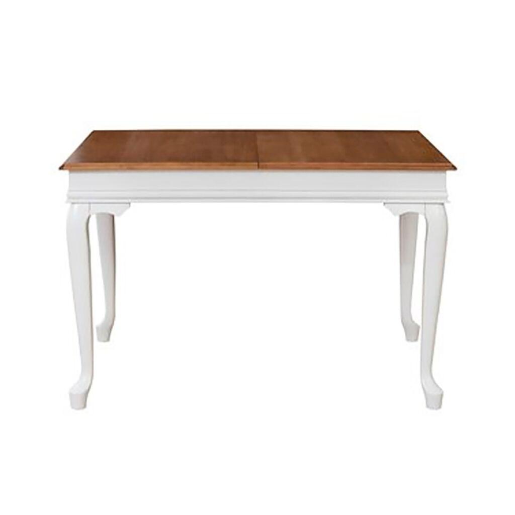 Hanah Home Trpezarijski sto na razvlačenje Albero29, 80x75-160 cm, Smeđe-beli