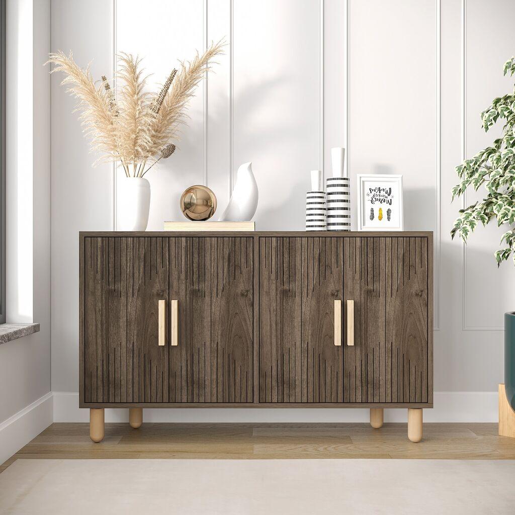 Hanah Home Konzola Roger, 120x73,6x29,6  cm, Orah