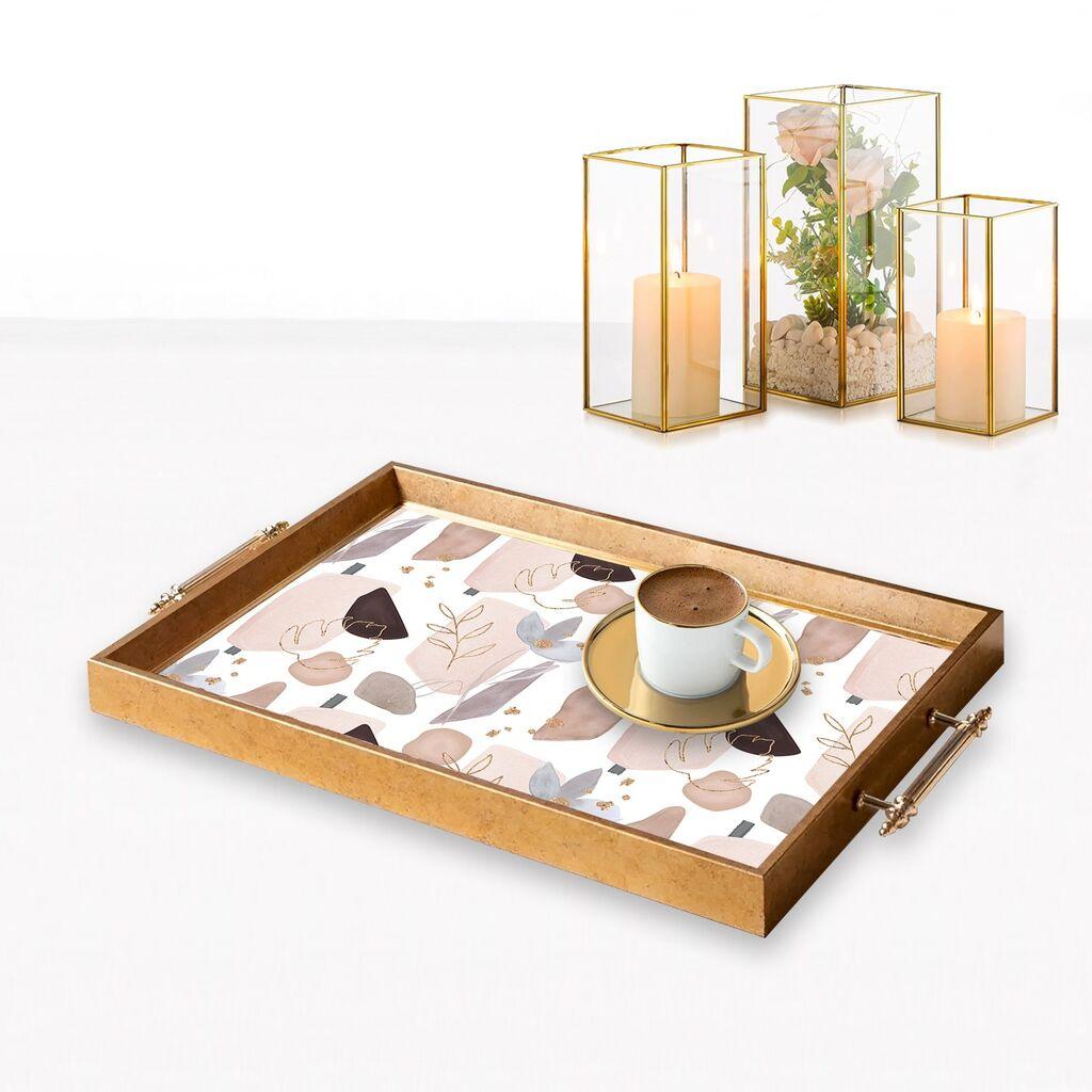 Aberto Design Poslužavnik TPEA9864 50 x 29 x 3.5 cm, Šareni