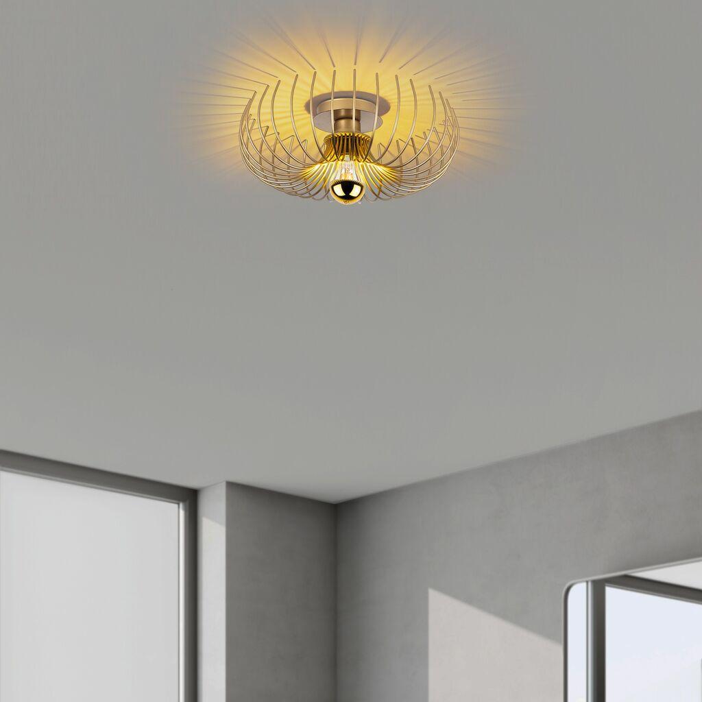 Opviq Luster Karsortel-N-641-1, 36x36x12cm, IP20, Zlatne boje