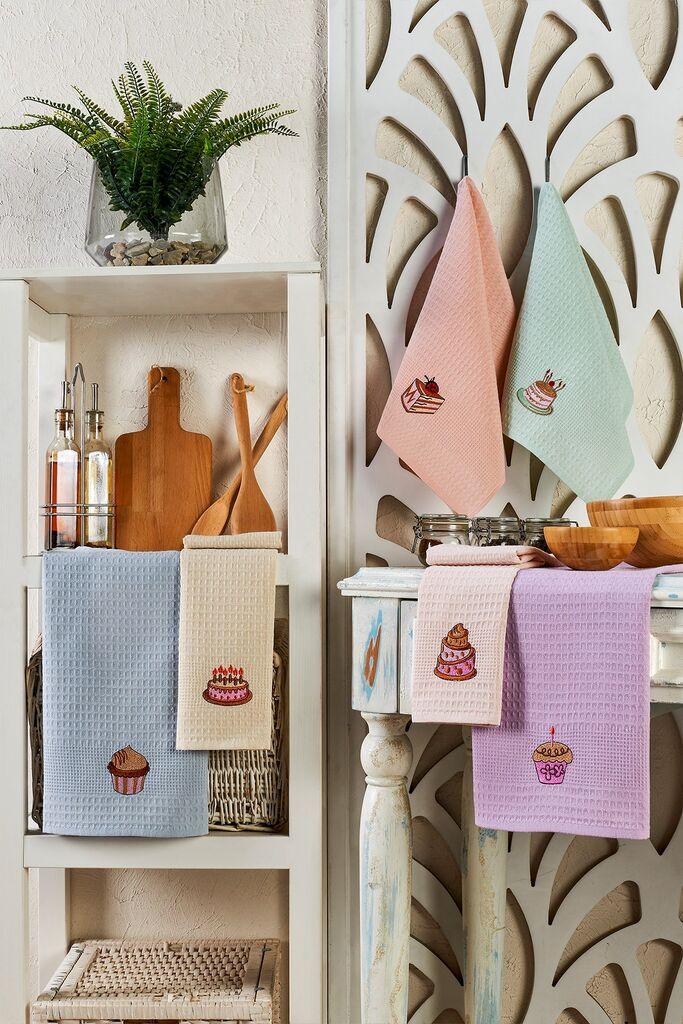 L'essentiel Maison Set krpa za kuhinju Cake, 6 komada, Višebojne