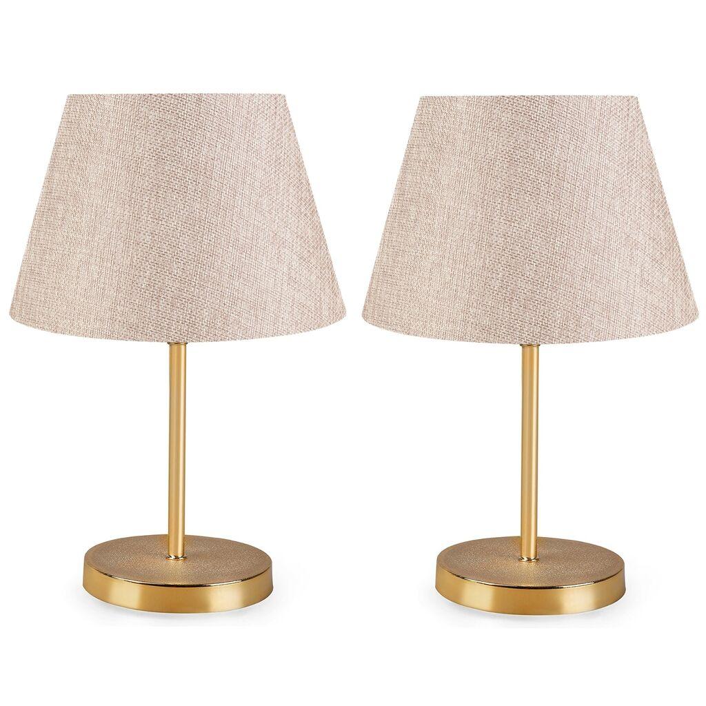Opviq AYD 2337 Stona lampa,  Sivo-Zlatna
