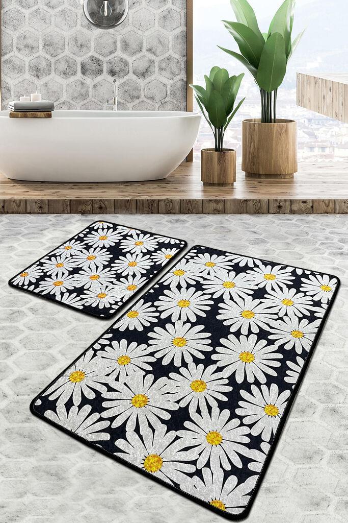 L'essentiel Maison Set 2 prostirke za kupatilo Šareni