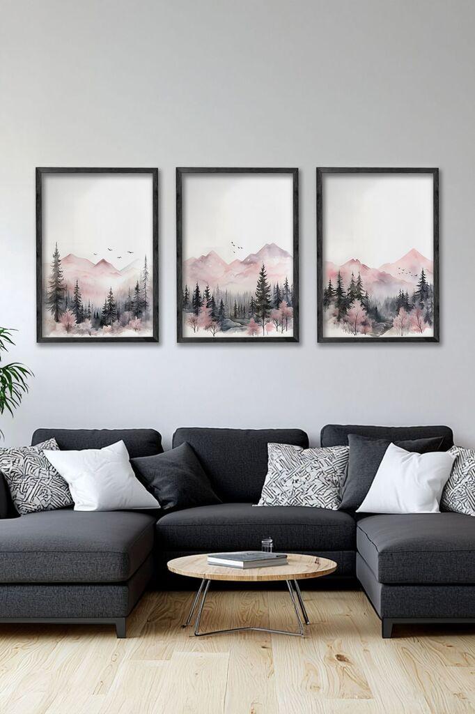 Wallity Slika Ersy3Syhcrv57, 3 dela, 34 x 49 cm