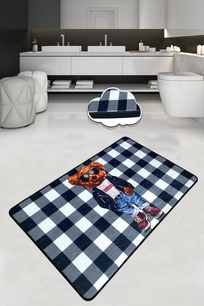 L'essentiel Maison Prostirka za kupatilo 80x100cm Šarena