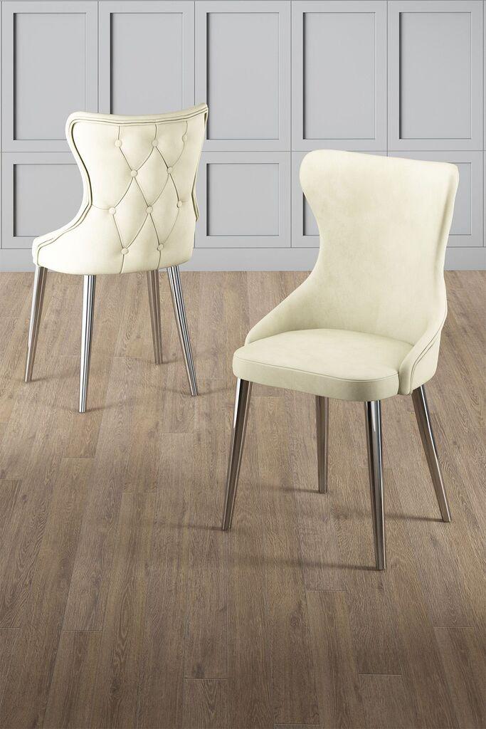 Hanah Home Set stolica Alpa, 85x59x98 cm, 4 komada, Krem