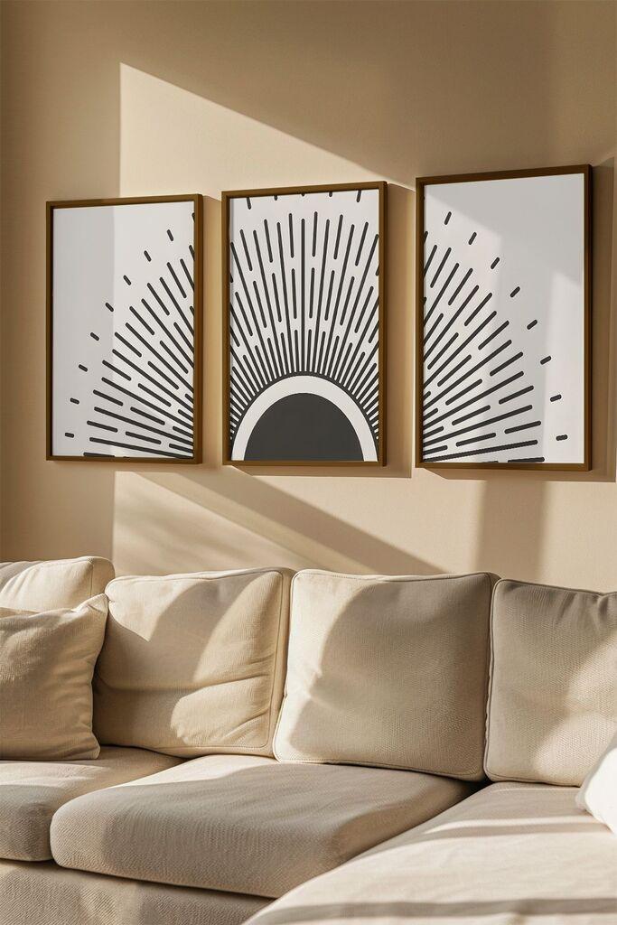 Wallity Uramljena slika Artvmodel39, 33x48 cm, 3 dela