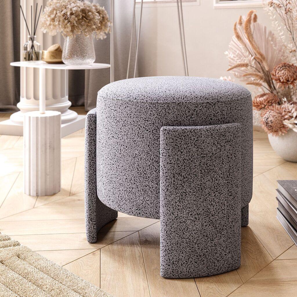 Atelier del Sofa Tabure Ash, 39x40x39cm, Sivi