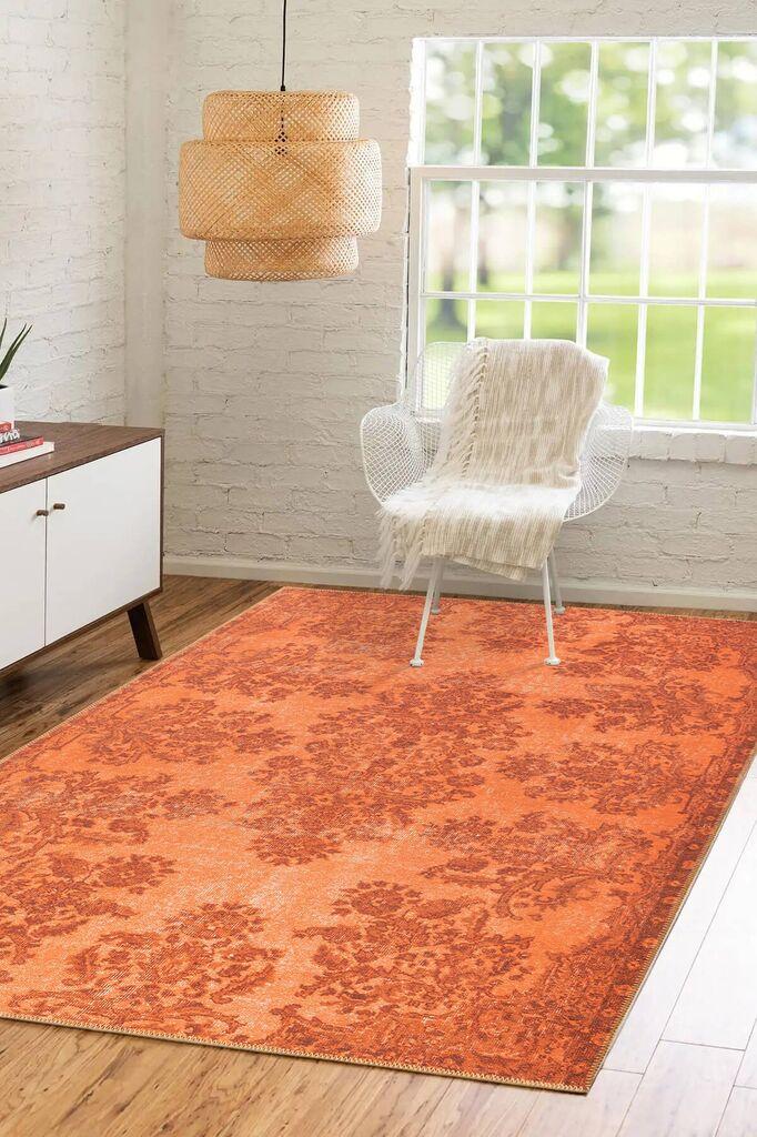 Conceptum Hypnose Tepih Folk Chenille 12, 75x230cm, Narandžasti