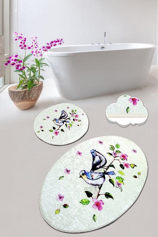 L'essentiel Maison Set 2 prostirke za kupatilo Šareni