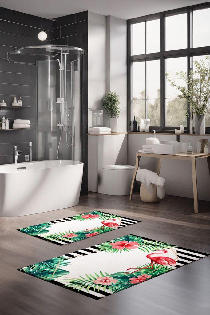 L'essentiel Maison Set prostirki za kupatilo CT-5319, 2 Komada, Šarena