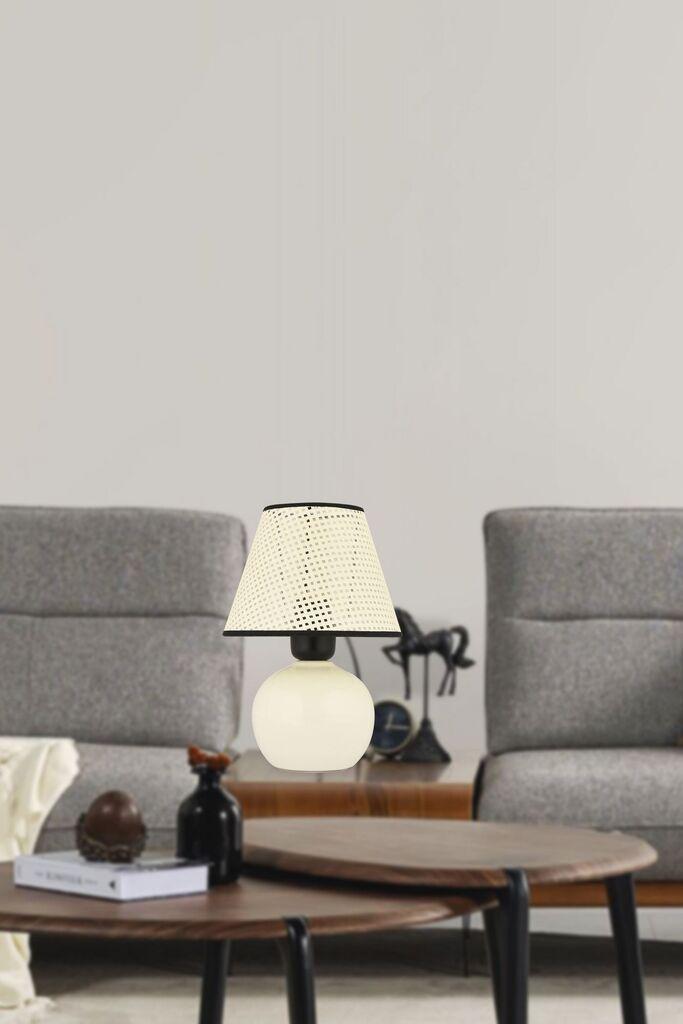 Opviq Stona lampa 20449, Bela