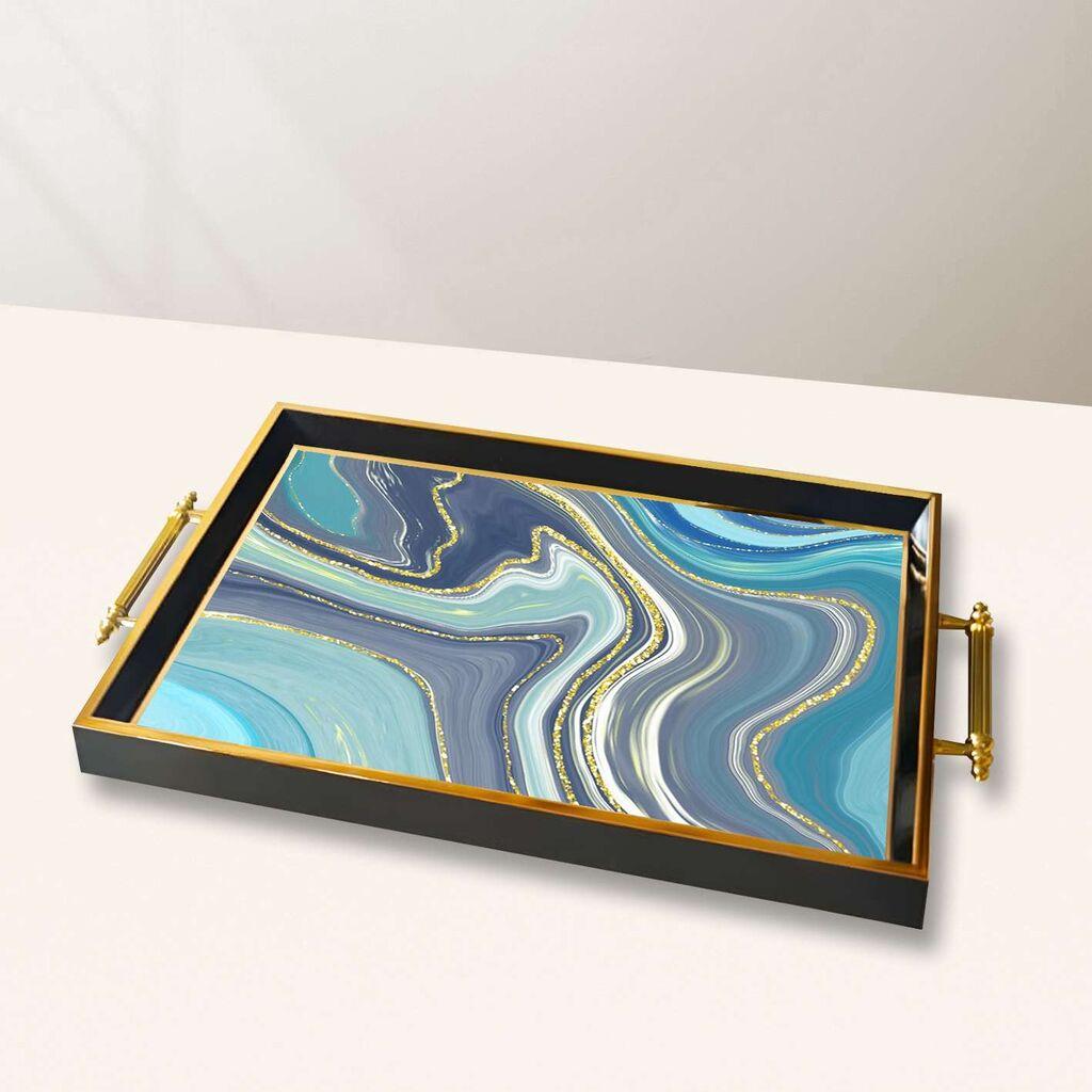 Aberto Design Poslužavnik TPA10009 50 x 29 x 3.5 cm, Šareni