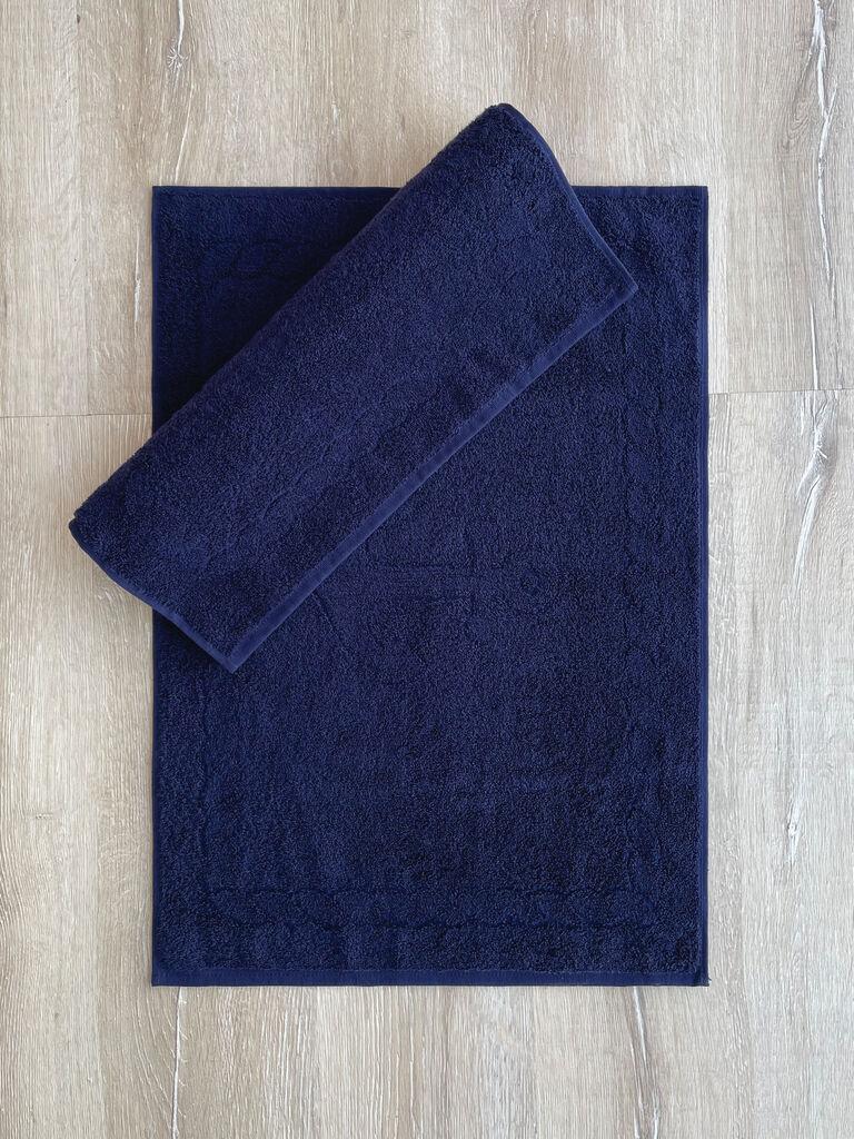 L'essentiel Maison Set 2 prostirke za kupatilo Tamnoplavi