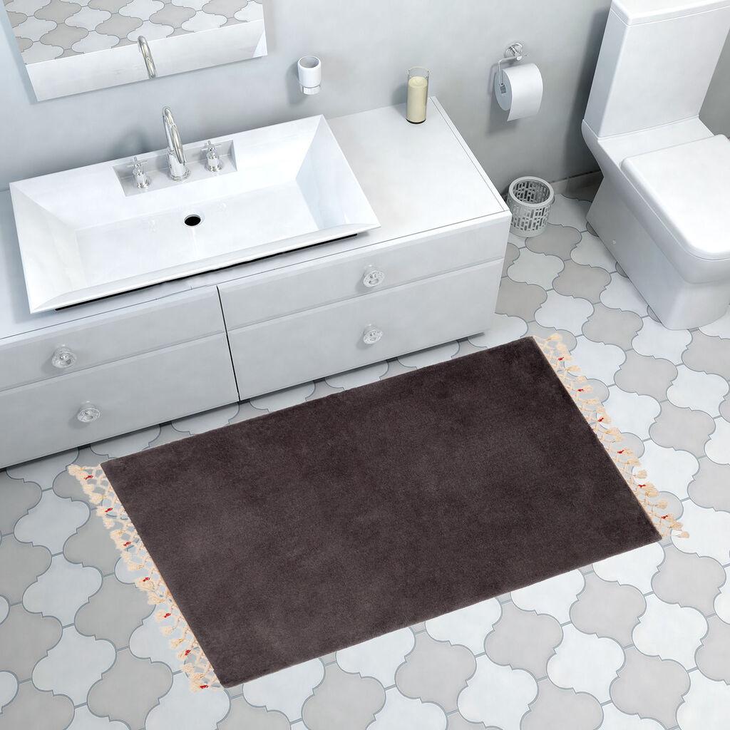 L'essentiel Maison Prostirka za kupatilo 75x120cm Antracit