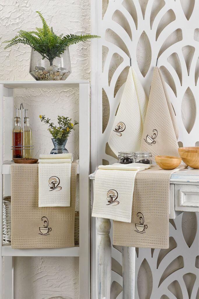 L'essentiel Maison Set krpa za kuhinju Coffee, 6 komada, Višebojne