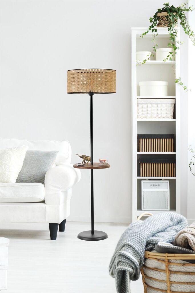 Opviq Podna lampa Mercan, 160 cm E27, Crna