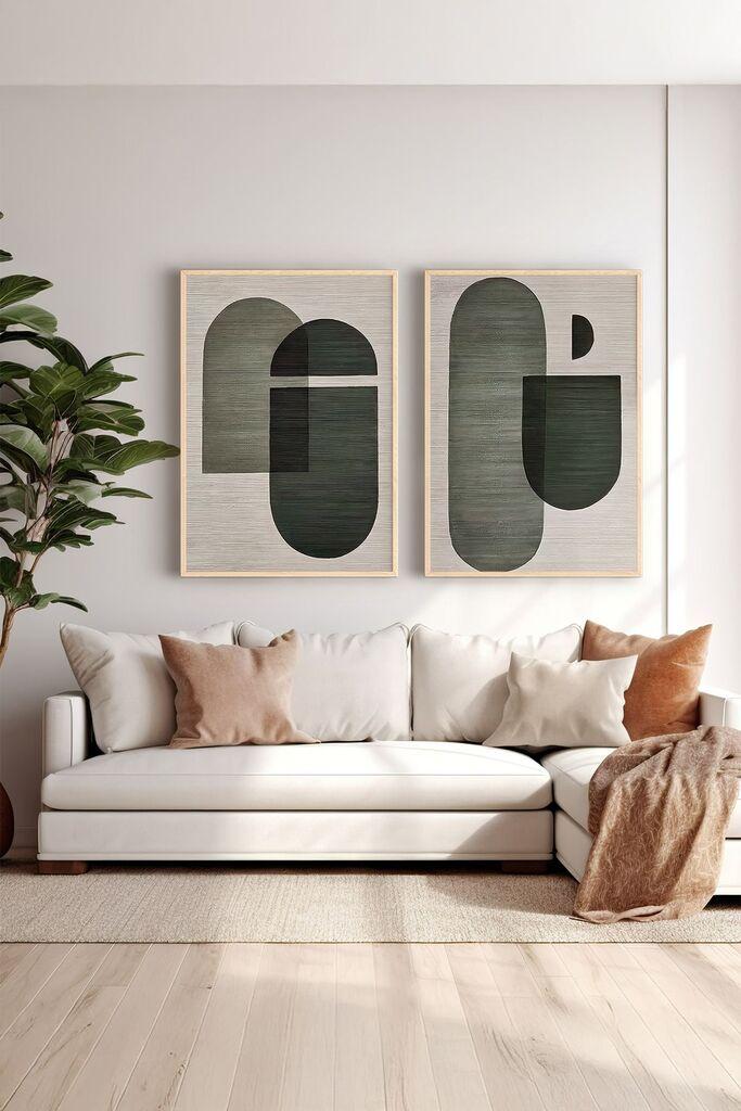Wallity Uramljena slika Ersy2Limodel41, 33x48 cm, 2 dela
