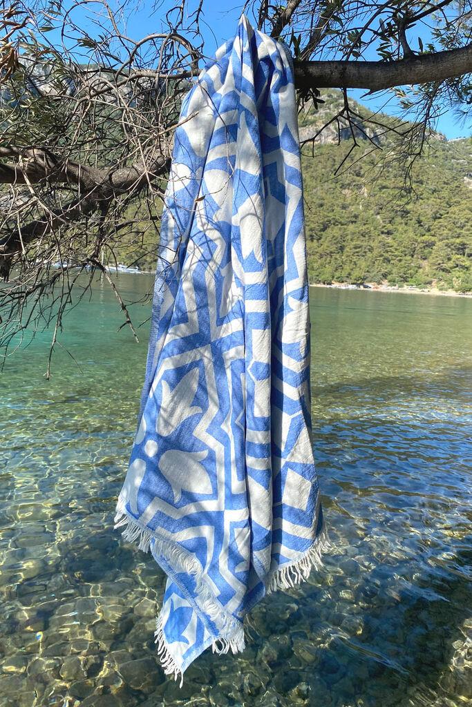 L'essentiel Maison Peškir za plažu 90x170cm Plavi