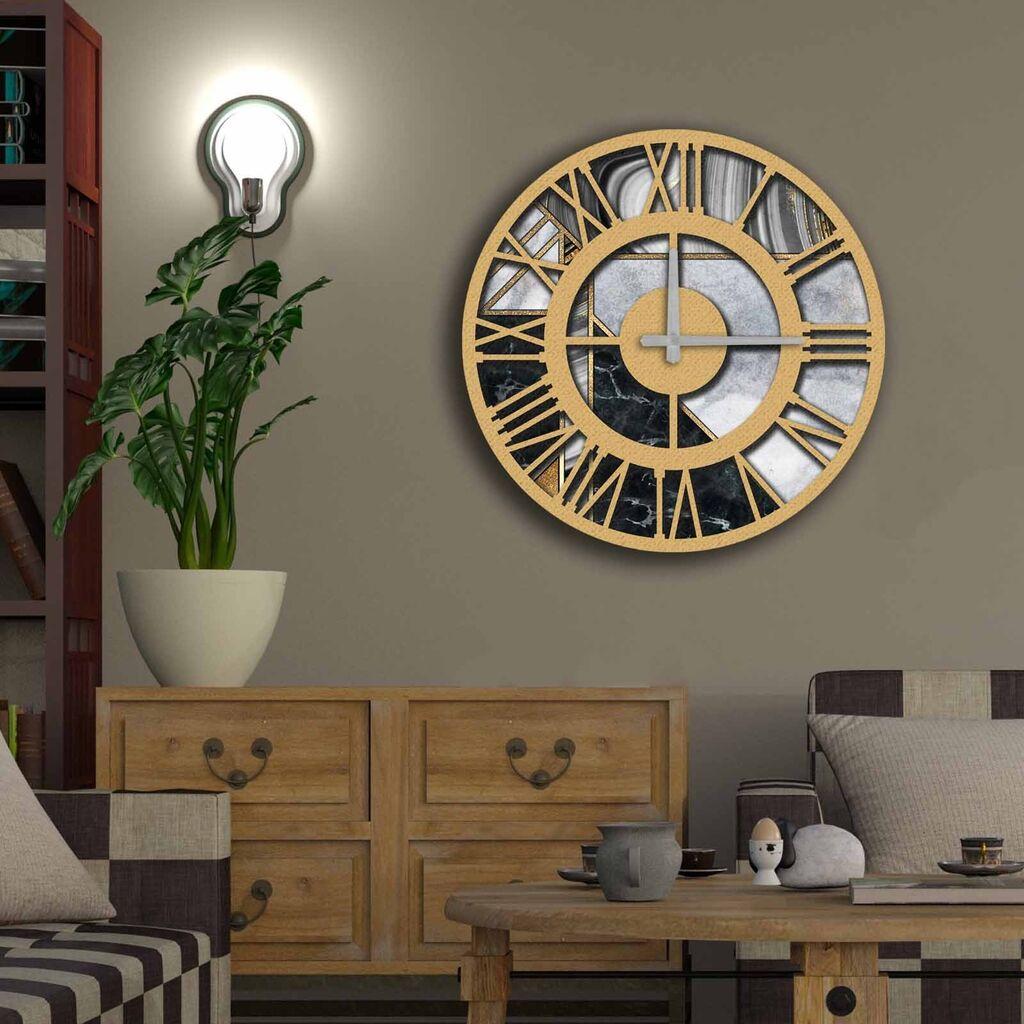 Wallity MDF Zidni sat 50cm Šareni