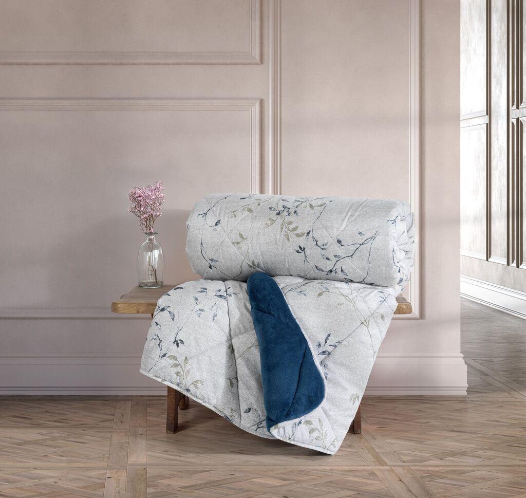L'essentiel Maison Prekrivač Velvet, 195x215 cm, Svetlosivi