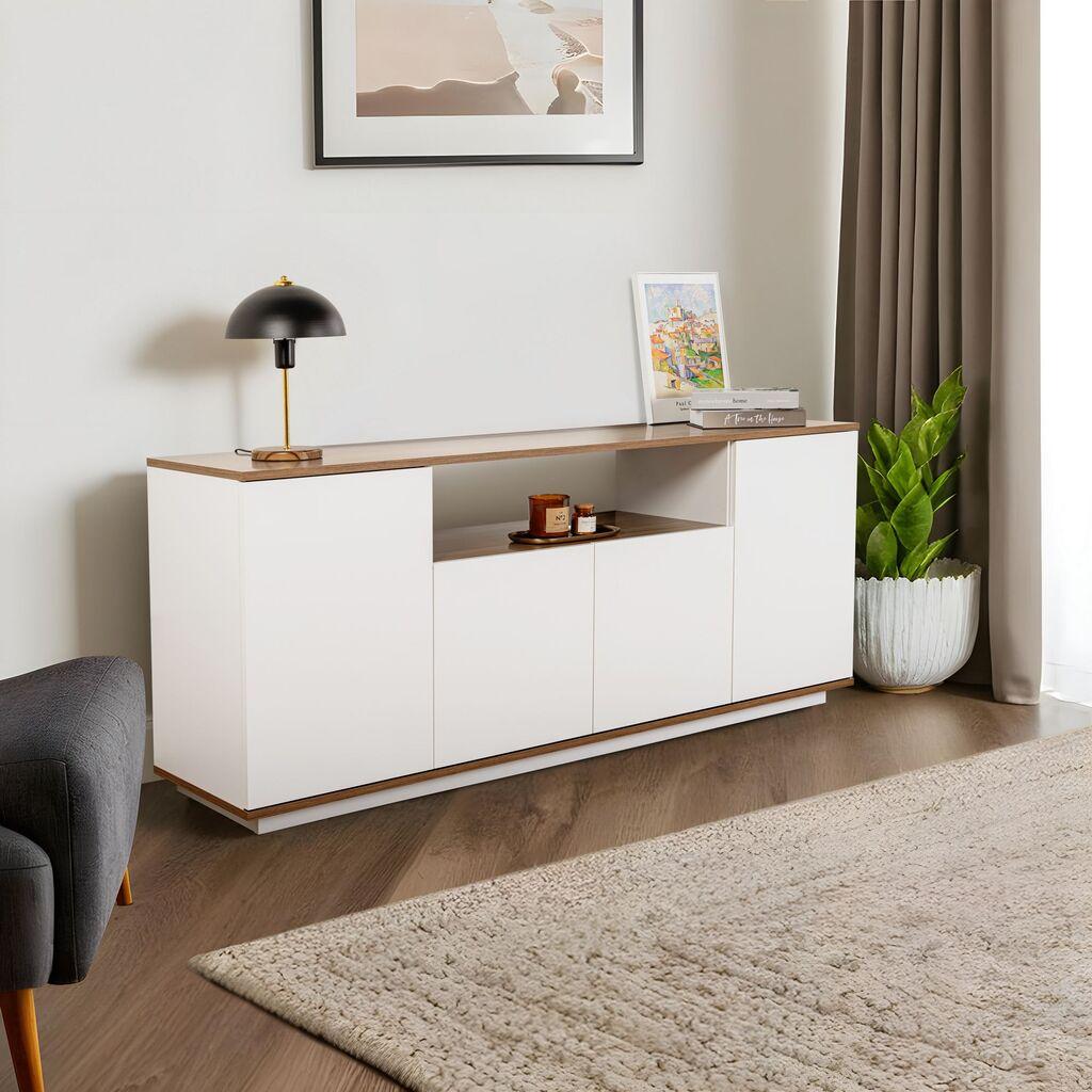 Hanah Home Konzolni sto Arista, 180x75x44.5 cm, Beli