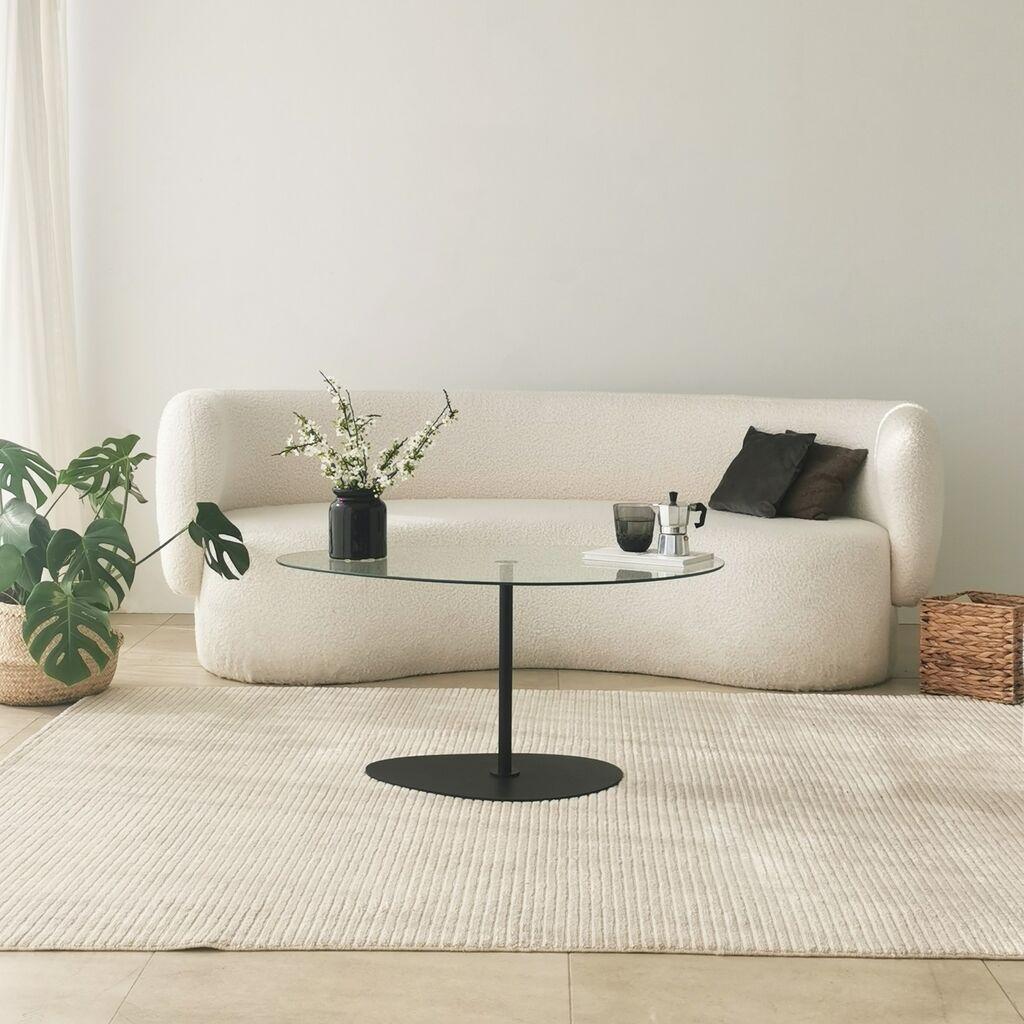 Hanah Home Klub sto Porto, 90x40x60 cm, Crni