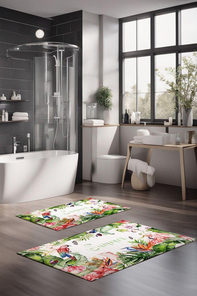 L'essentiel Maison Set prostirki za kupatilo CT-5317, 2 Komada, Šarena