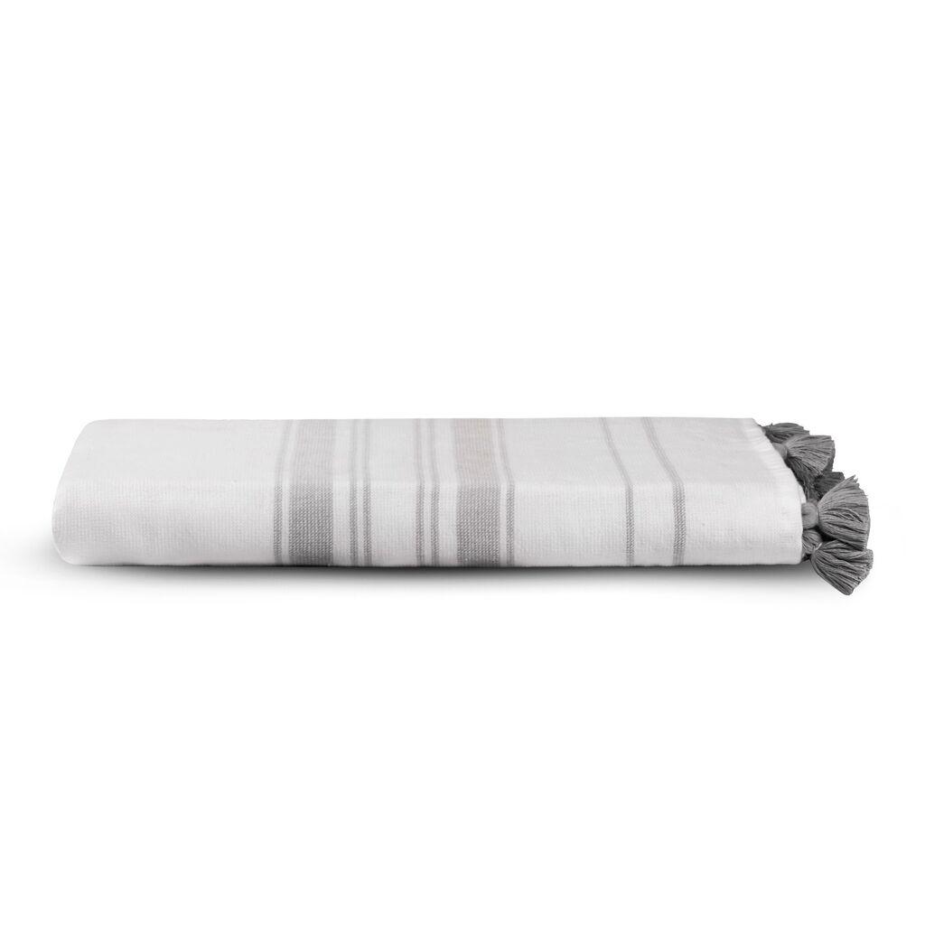 L'essentiel Maison Peškir za ruke 50x90cm Belo-Sivi