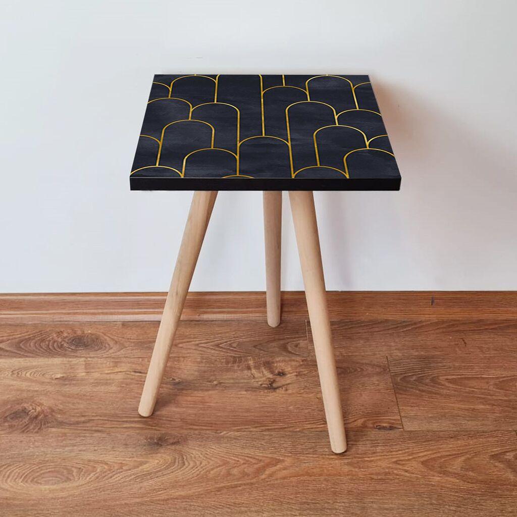 Hanah Home Klub sto Shp155, 35x42x35 cm, Crni