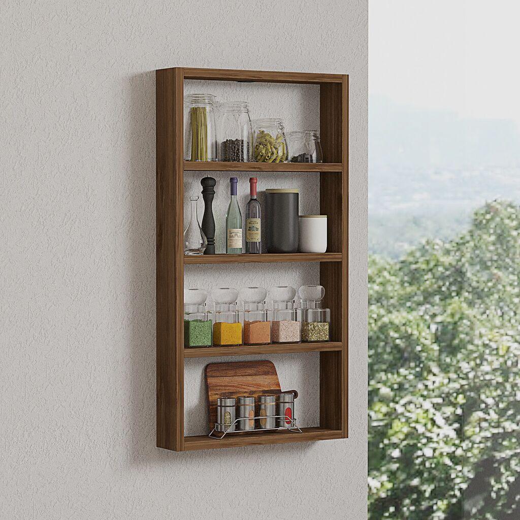 Hanah Home Zidna polica Quatro, 43,2x80x9 cm,Boje oraha