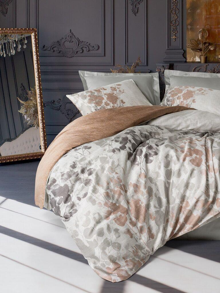 L'essentiel Maison Komplet posteljine Double Blatt, 200x220 cm, Braon-sivi