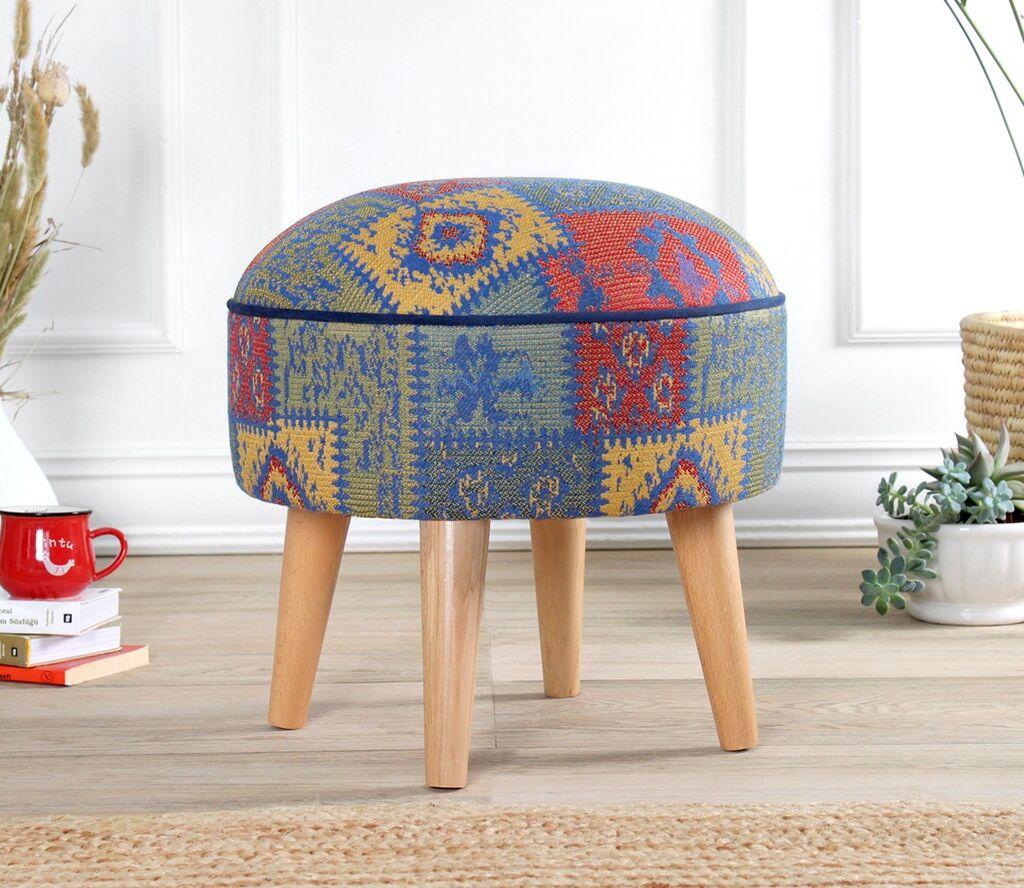 Atelier del Sofa Tabure Rugrev, 45x45x45cm, Šareni