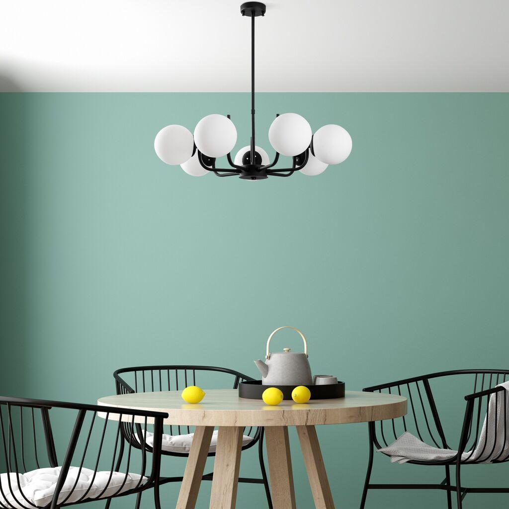 Opviq Luster Antler-13769, 74cm, IP20, Crno-beli