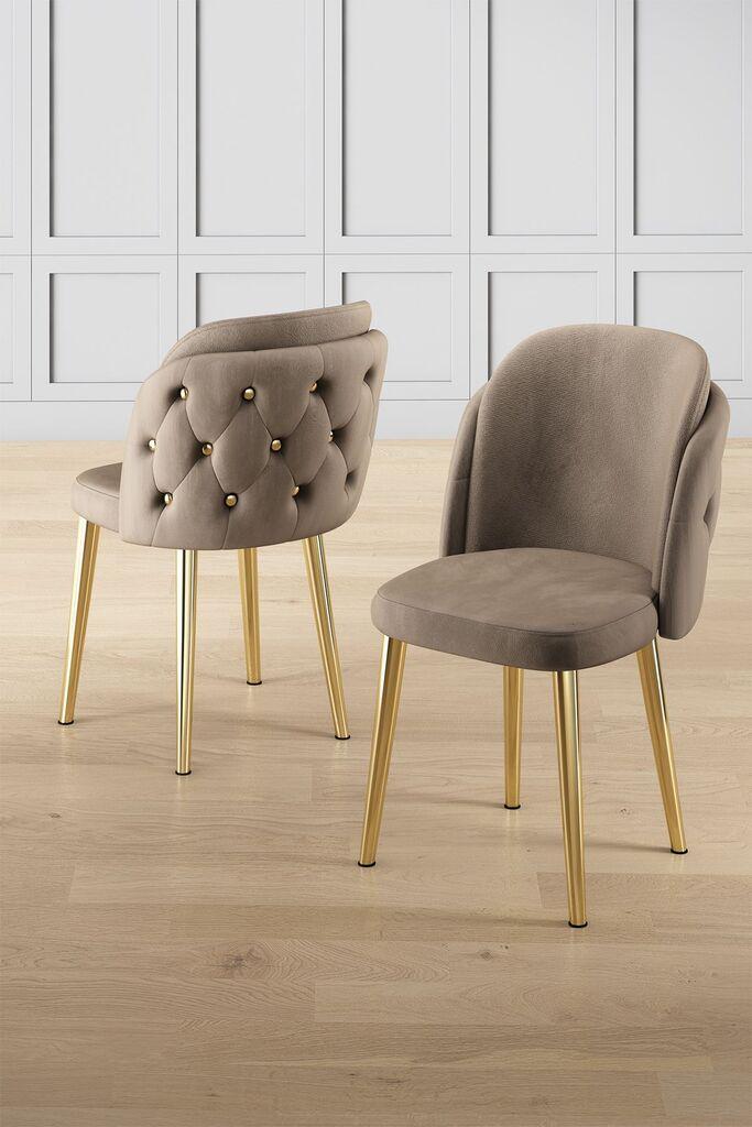 Hanah Home Set stolica Axle, 85x59x146 cm, 6 komada, Smeđe