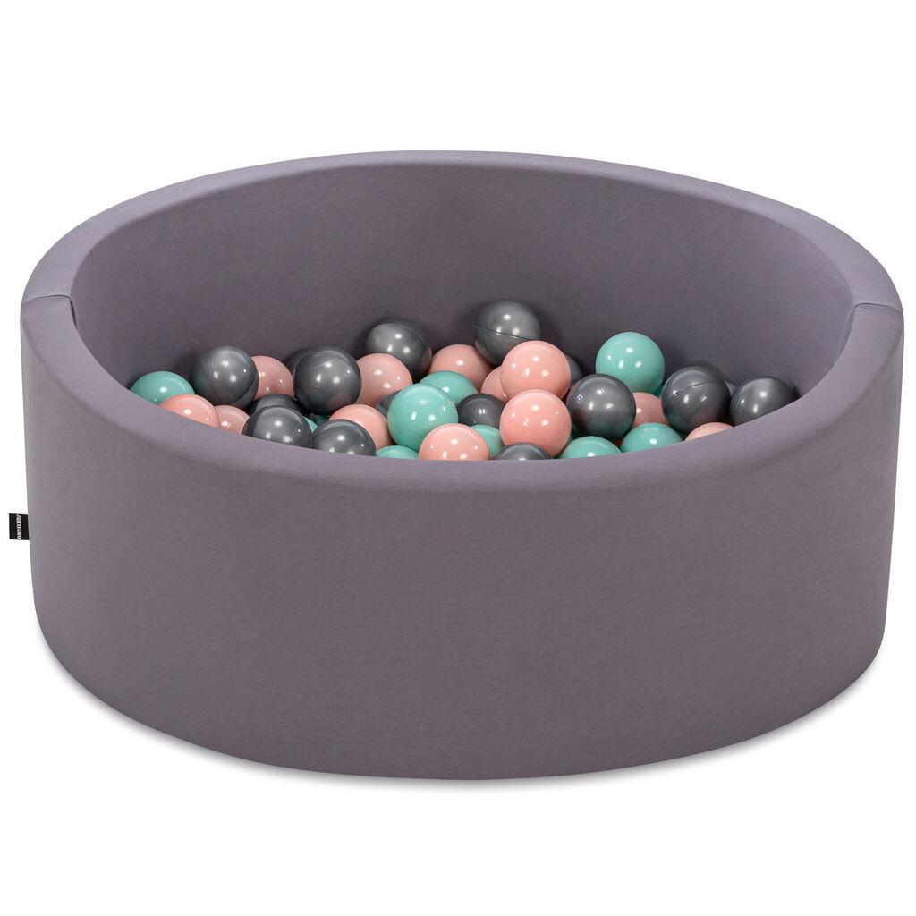 Aberto Design Bazen sa lopticama, Bubble Pops v13, 85x85x30 cm, Sivi
