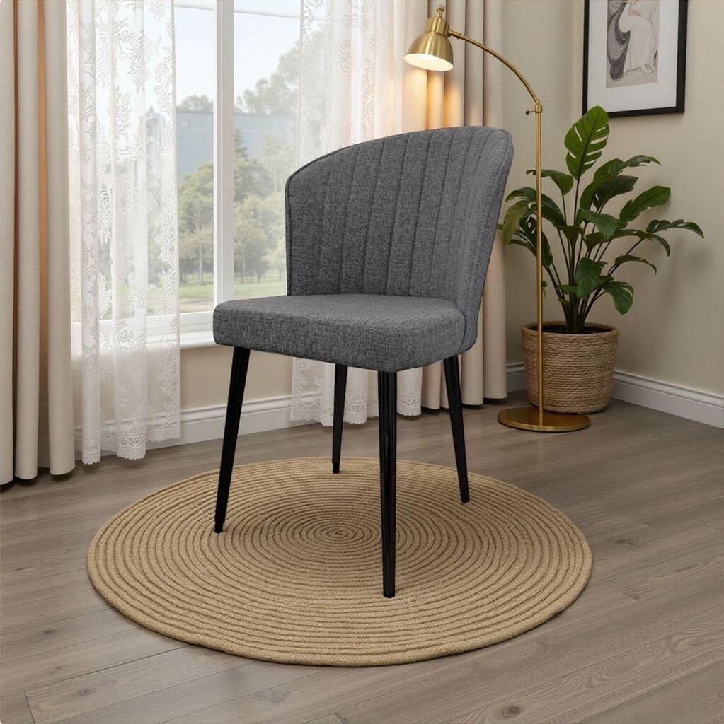 Hanah Home Set stolica Rubi, 52x85x42 cm, 2 komada, Sive