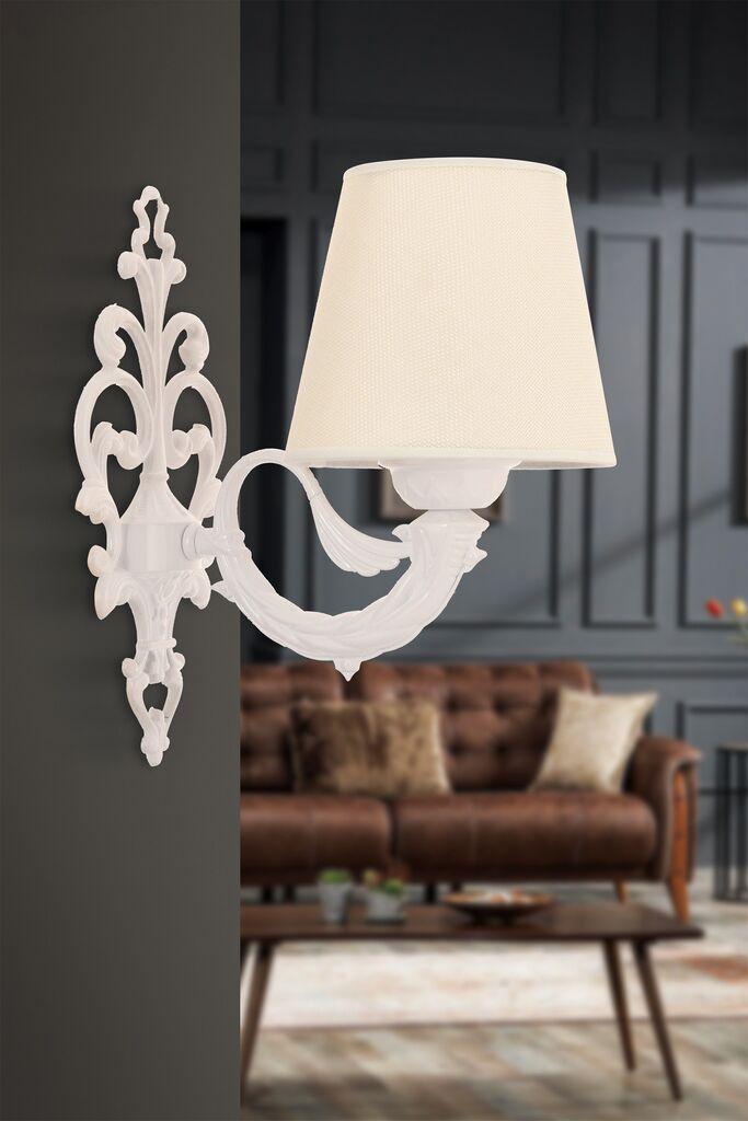 Opviq Zidna lampa Lily, 15x10x13cm, IP20, Krem-bela