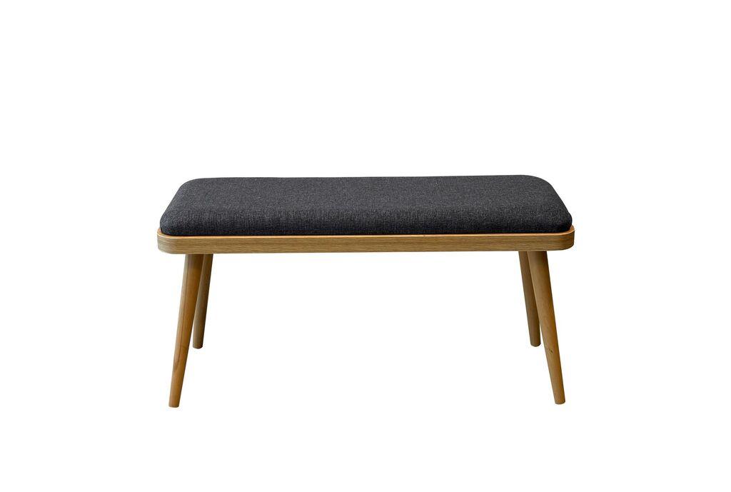 Hanah Home Klupa Vina Mini 1053, 90x46x33 cm, Antracit