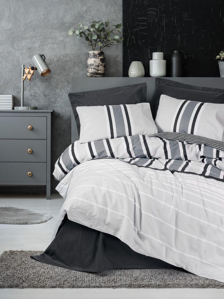 L'essentiel Maison Komplet posteljina Nobby, 200x220 cm, Antracit
