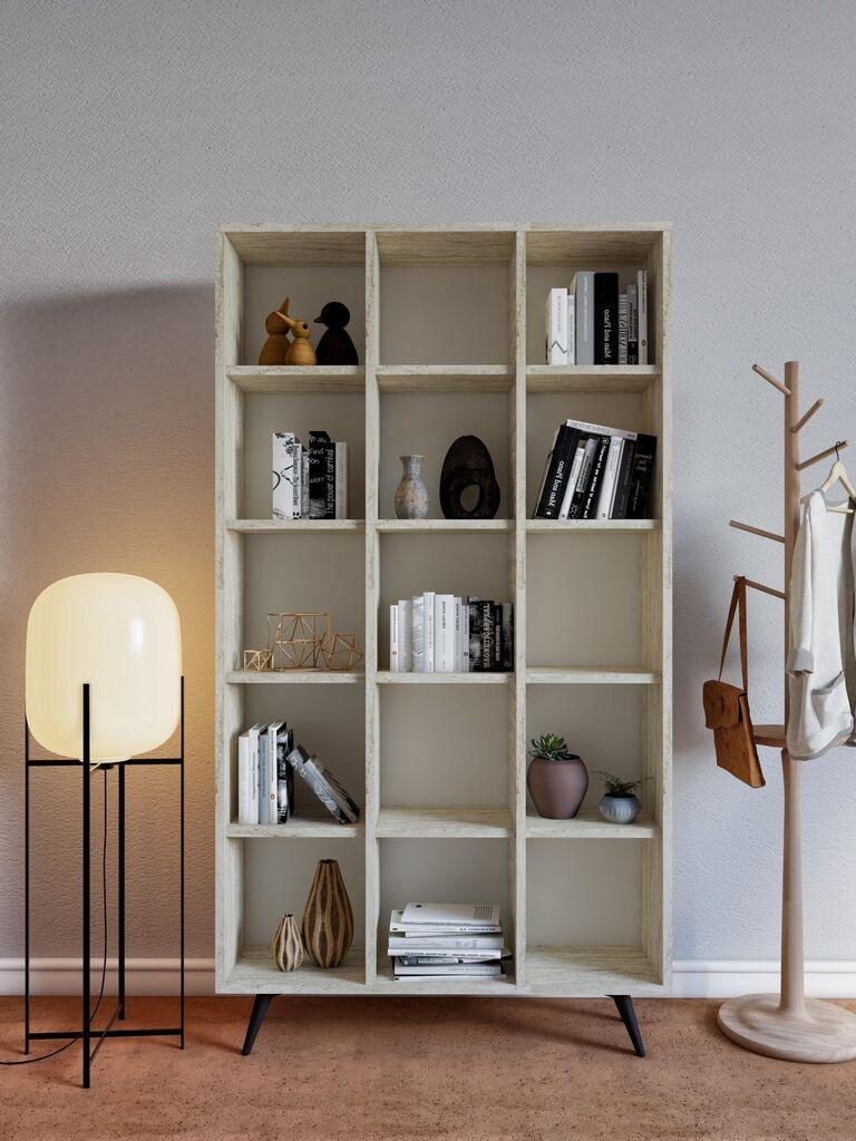Hanah Home Polica za knjige Zipa, 100x184x25 cm, Braon