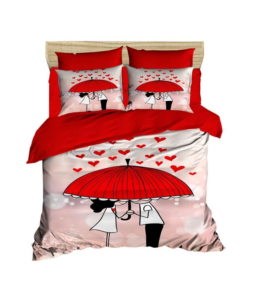 L'essentiel Maison Komplet posteljina 207, 160x220cm, Roze-crvena