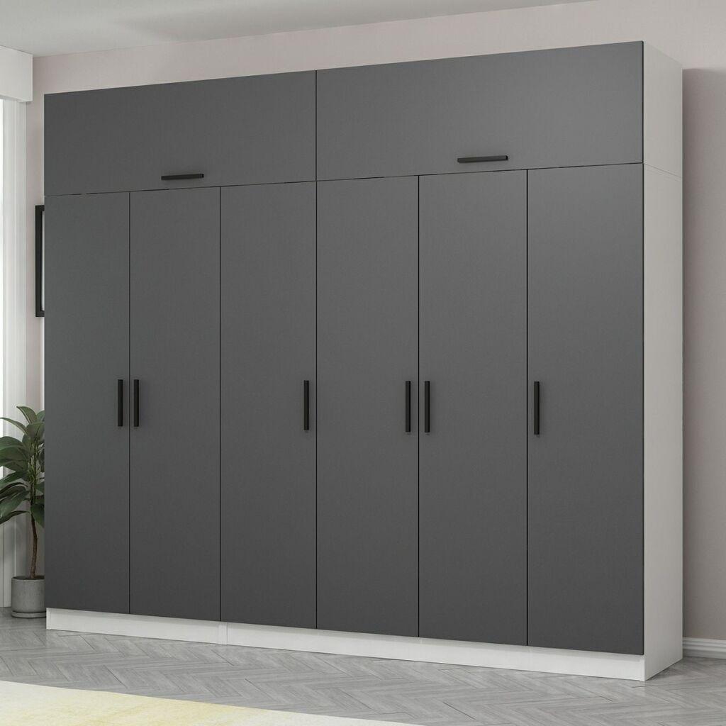 Hanah Home Garderober Kale-5239, 270x255x52 cm, Antracit