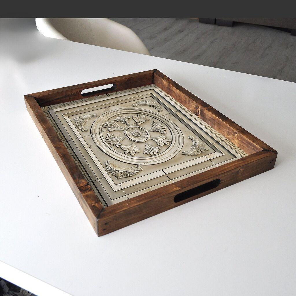 Aberto Design Poslužavnik REF024 48 x 38 x 4 cm, Šareni