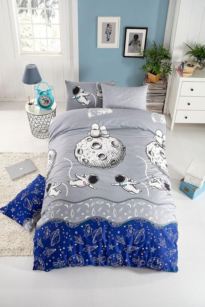 L'essentiel Maison Komplet posteljina Space Fitted, 200x220 cm, Šarena