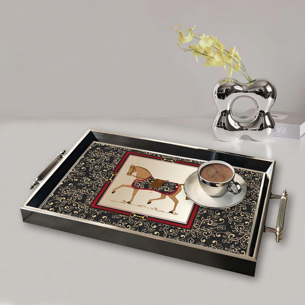 Aberto Design Poslužavnik TPG9897 50 x 29 x 3.5 cm, Šareni